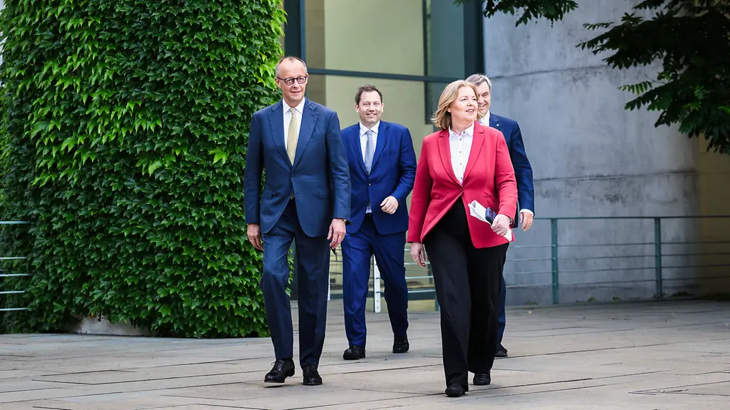 Friedrich Merz im Kanzleramt. 