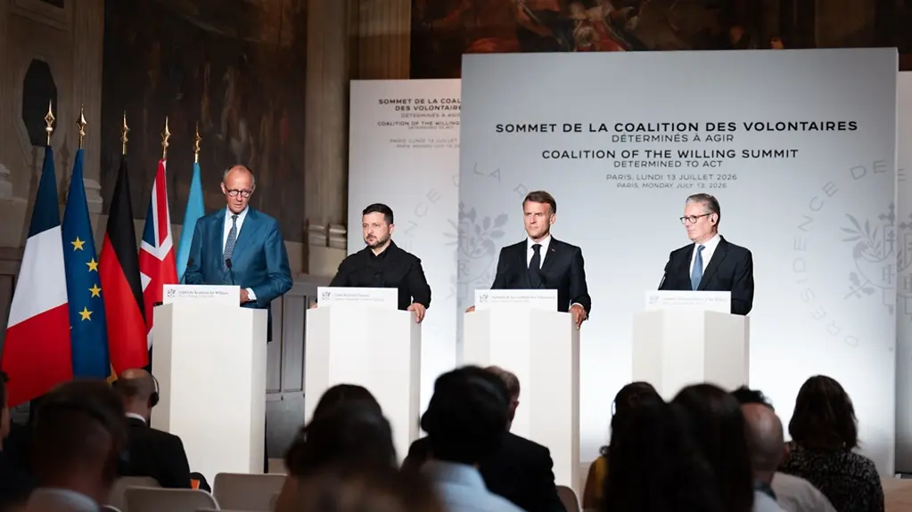 The Coalition of the Willing – Heads of State Merz, Zelenskyy, Macron, Starmer