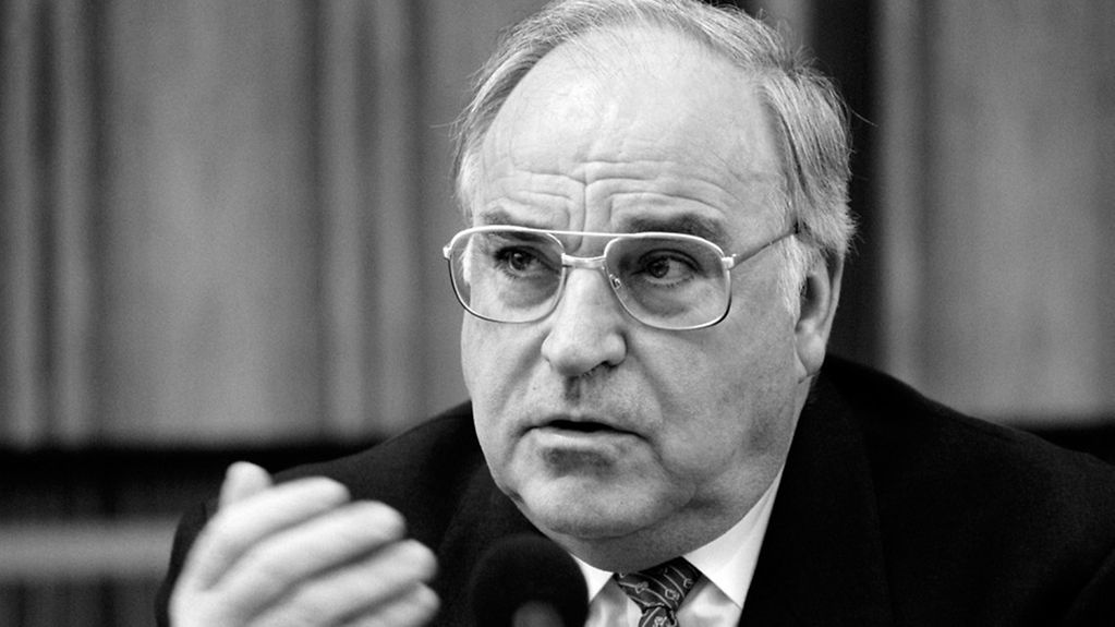 Bundeskanzler Helmut Kohl.