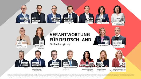 Das Bundeskabinett im Überblick
