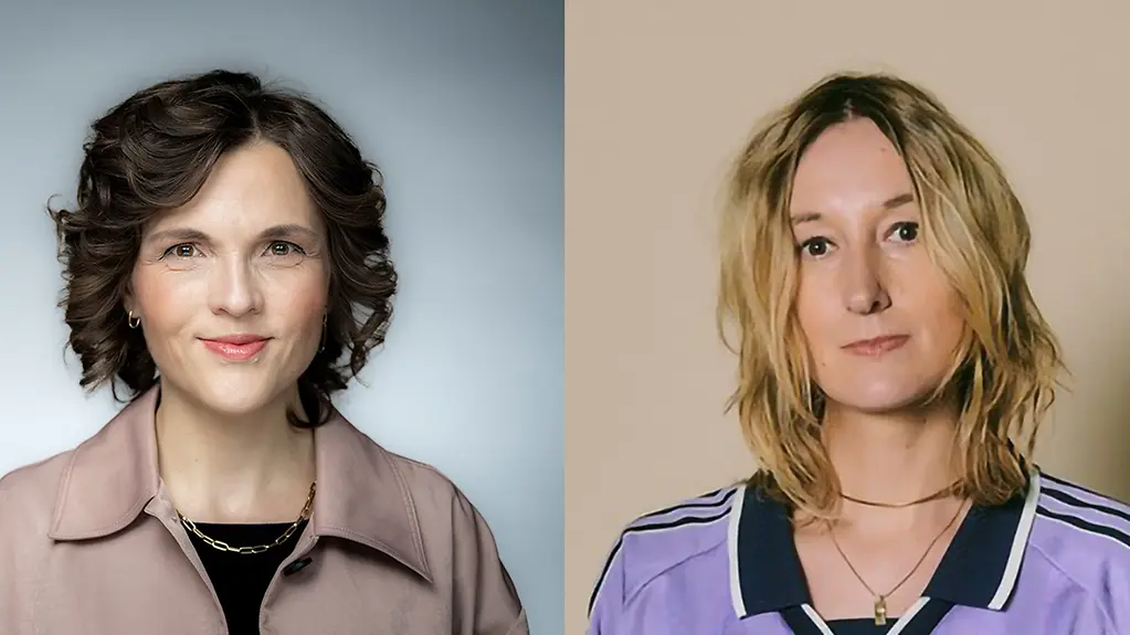Porträtbilder Staatsministerin und Beauftragte der Bundesregierung für Ostdeutschland Elisabeth Kaiser und die Journalistin Marieke Reimann