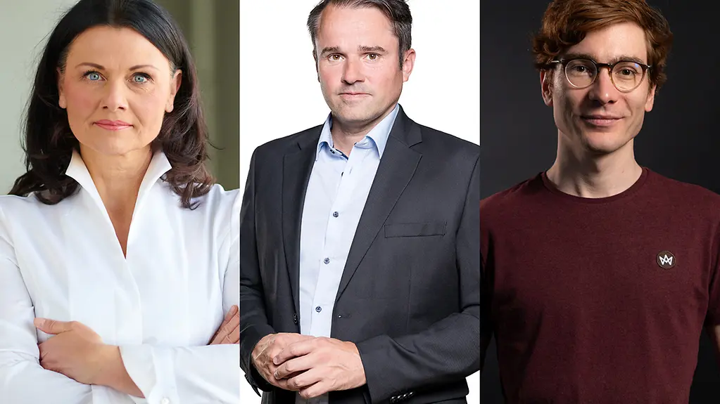 Porträtbild von Gritta Connemann, Dr. Hendrik Thamer und Marco Weicholdt