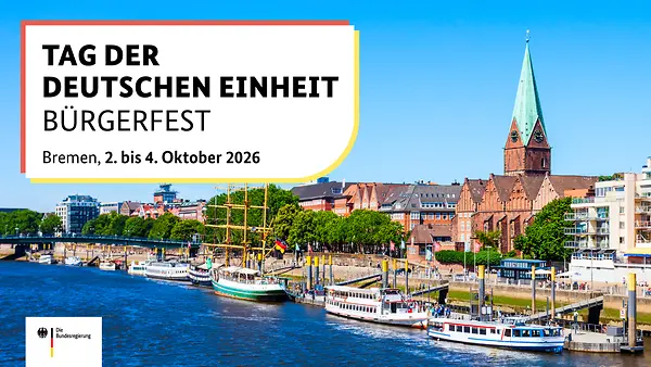 Grafik Bürgerfest Tag der Deutschen Einheit