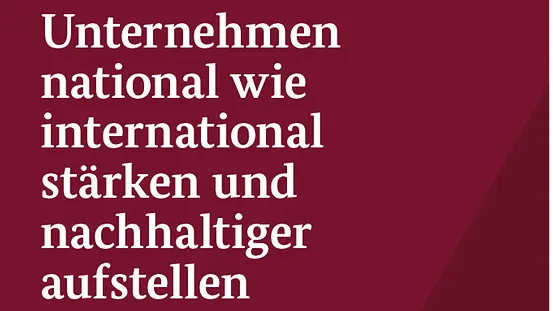 Unternehmen stäken und nachhaltig aufstellen