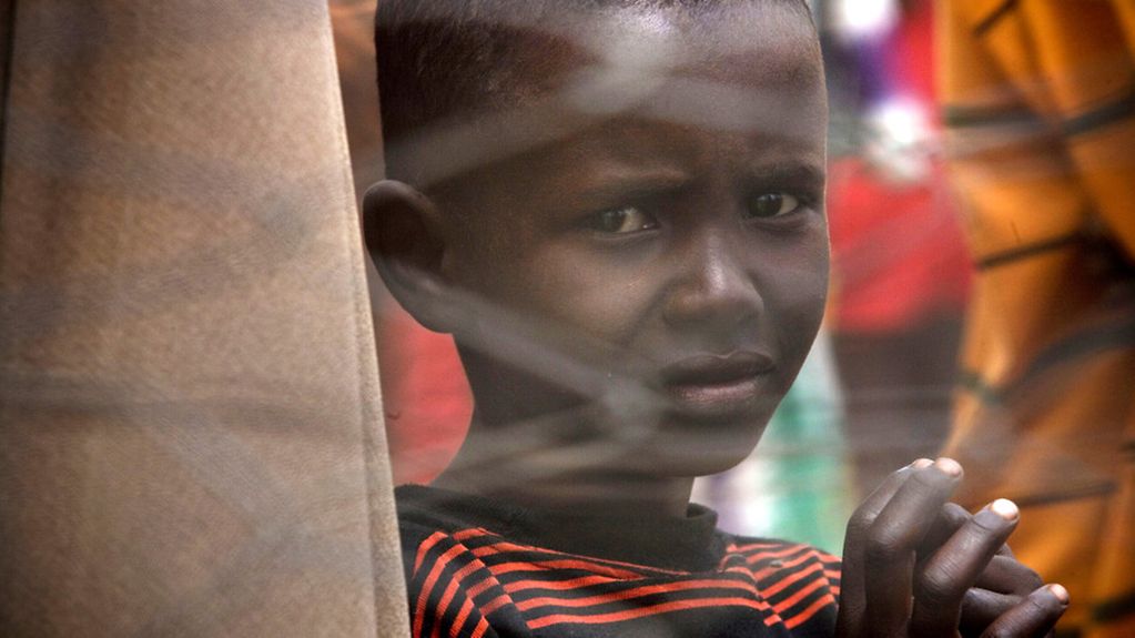 Somalia: Kind in einem Flüchtlingslager