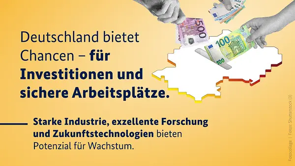 Grafik Investitionen und Arbeitsplätze