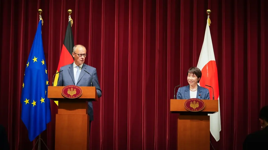 Bundeskanzler Merz und Japans Ministerpräsidentin Takaich