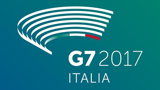 Logo de la présidence italienne du G7 2017
