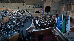 Concert à l'amphithéâtre de Taormine