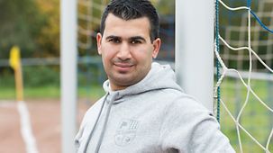 Hassan Najjar - Flüchtling aus Syrien und Spieler der 2. Mannschaft der SG Bostalsee