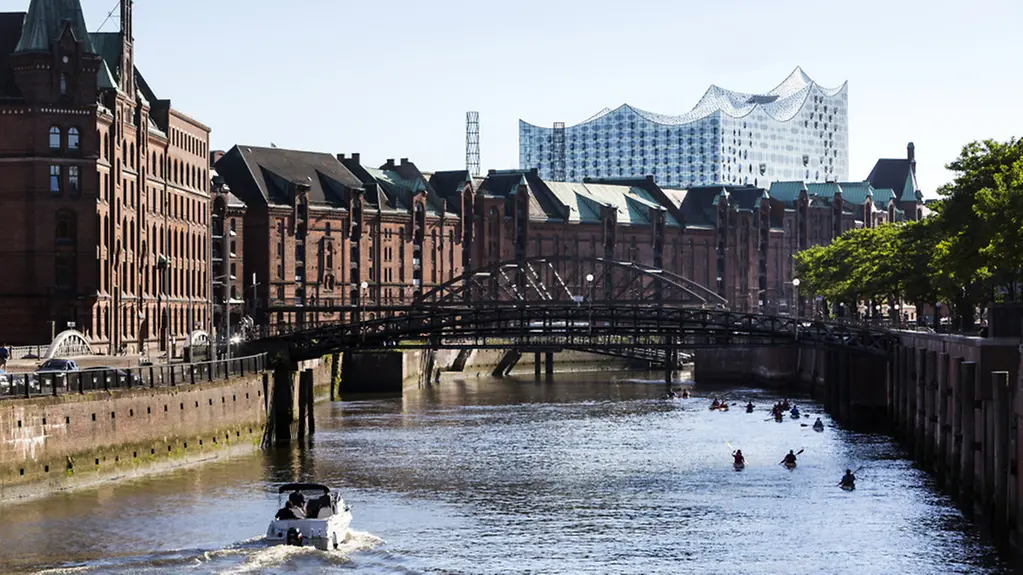 Aerial photograph of Hamburg