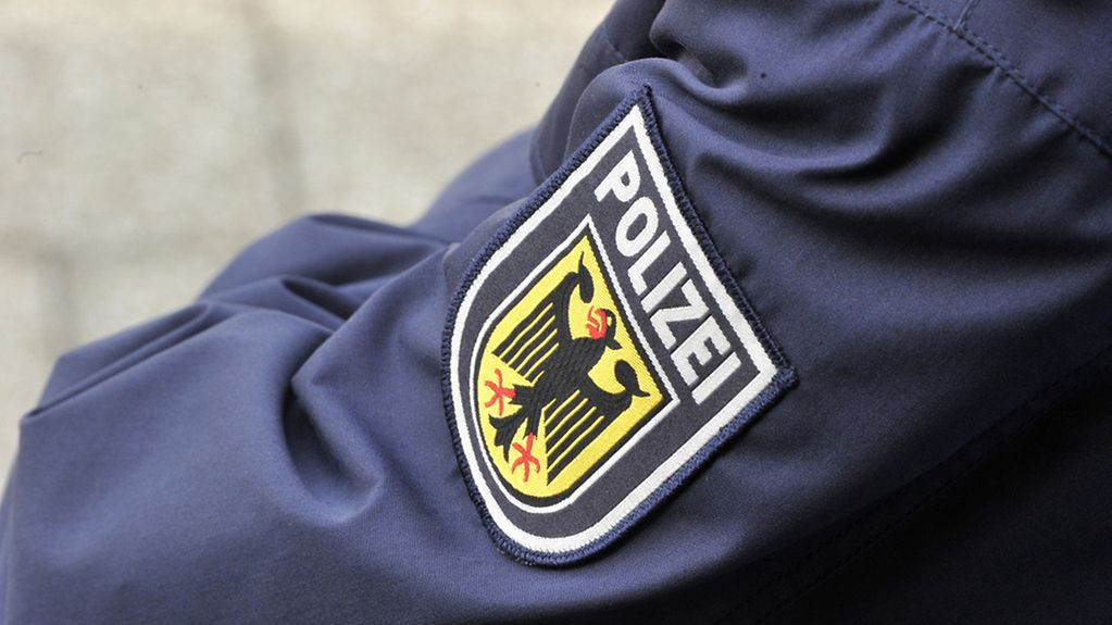 The uniform sleeve of the German Federal Police