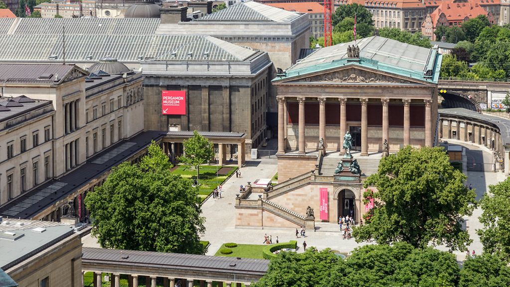 La Alte Nationalgalerie sur l'Île aux Musées à Berlin