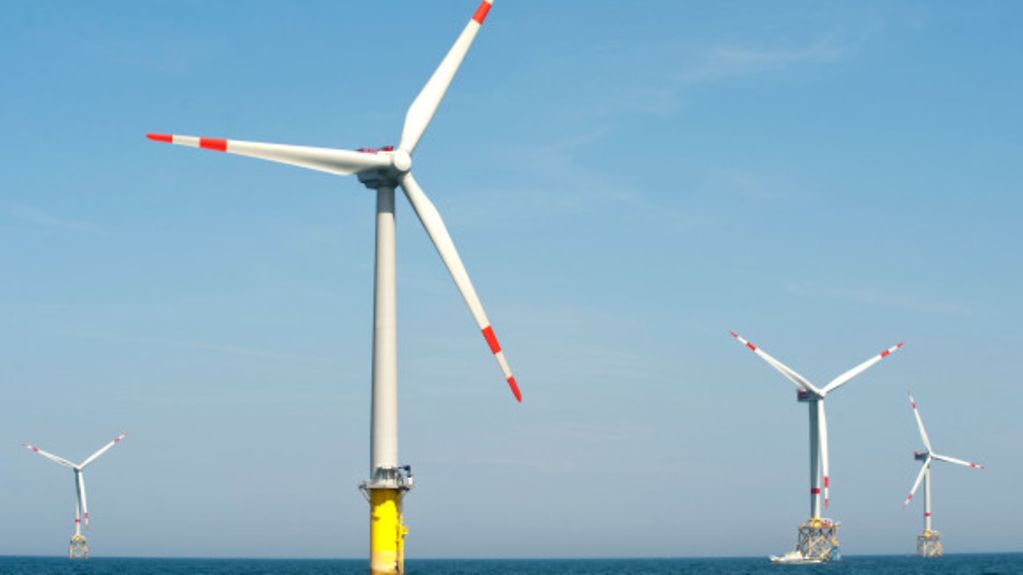 28.06.2011. Norddeich, Niedersachsen, Deutschland.Offshore Windpark Alpha Ventus ( 45 Kilometer vor Borkum ). Alpha Ventus ist der erste deutsche Offshore Windpark.