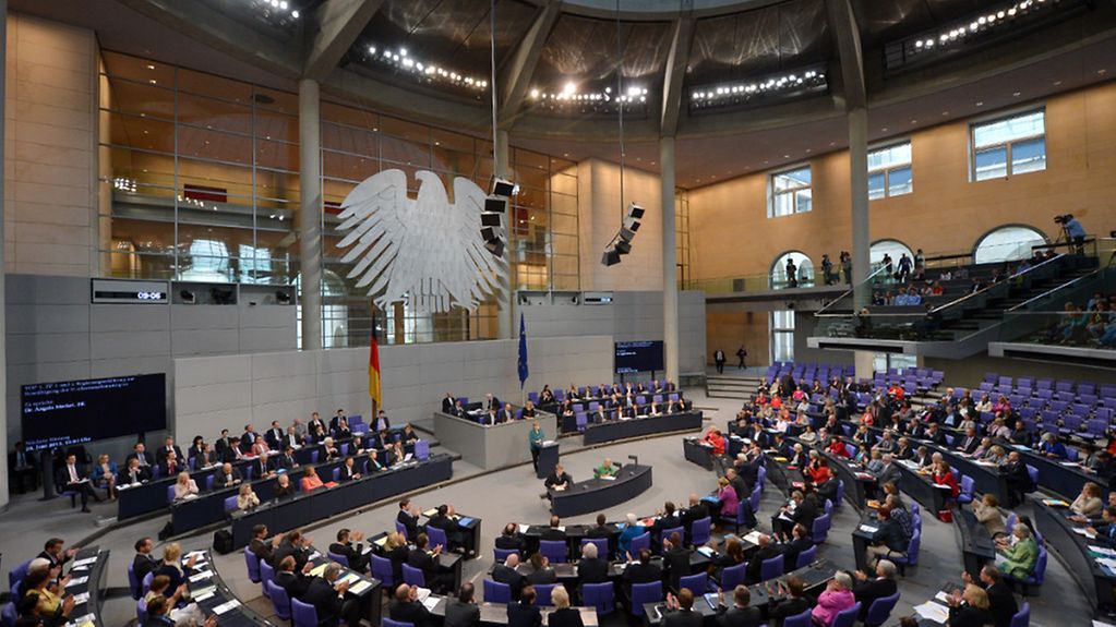 The Plenary Chamber of the German Bundestag