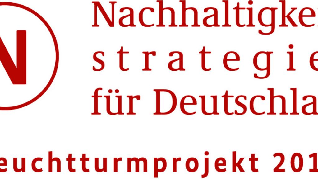 Logo Nachhaltigkeit Leuchtturmprojekt 2012