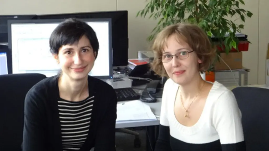 Das Foto zeigt Elena Fernández (links) und Silvia Necker von der evopro AG.