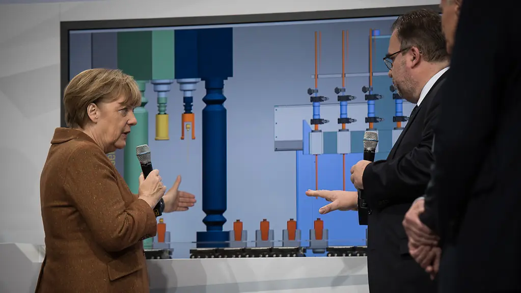 Bundeskanzlerin Angela Merkel beim IT-Gipfel.
