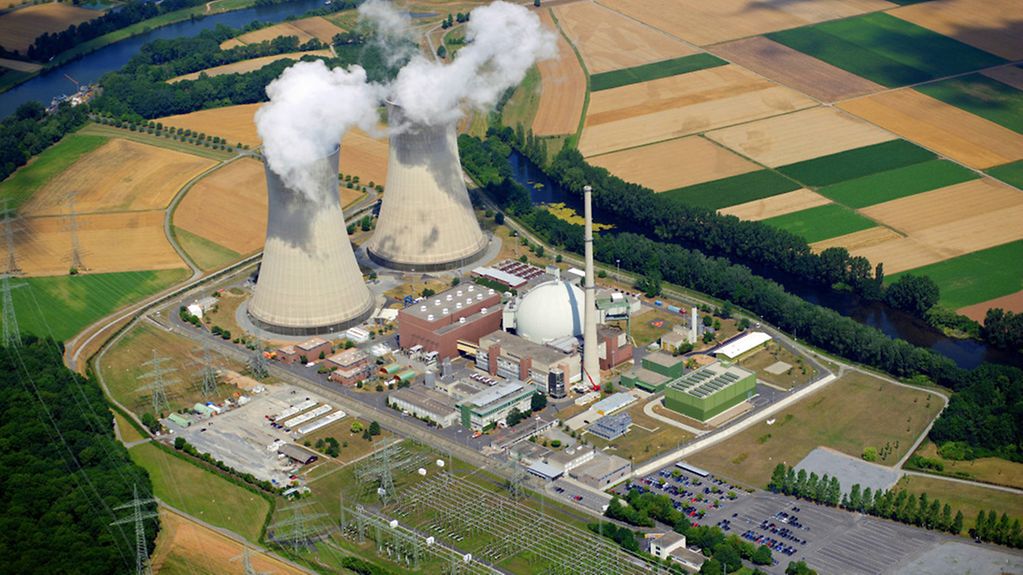 Kernkraftwerk Grafenrheinfeld in Bayern