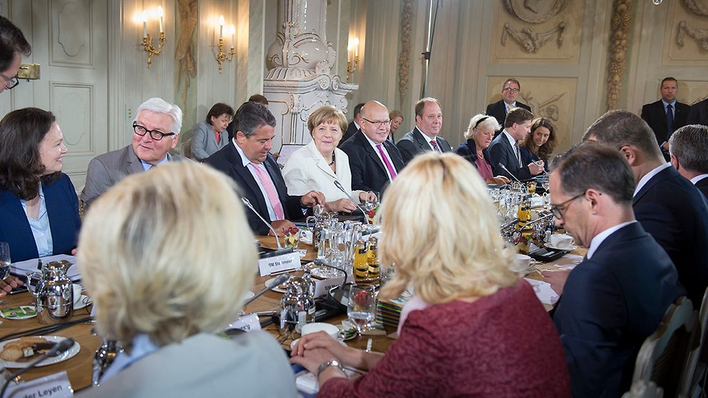 Das Bundeskabinett trifft sich in Schloss Meseberg zur Kabinettsklausur