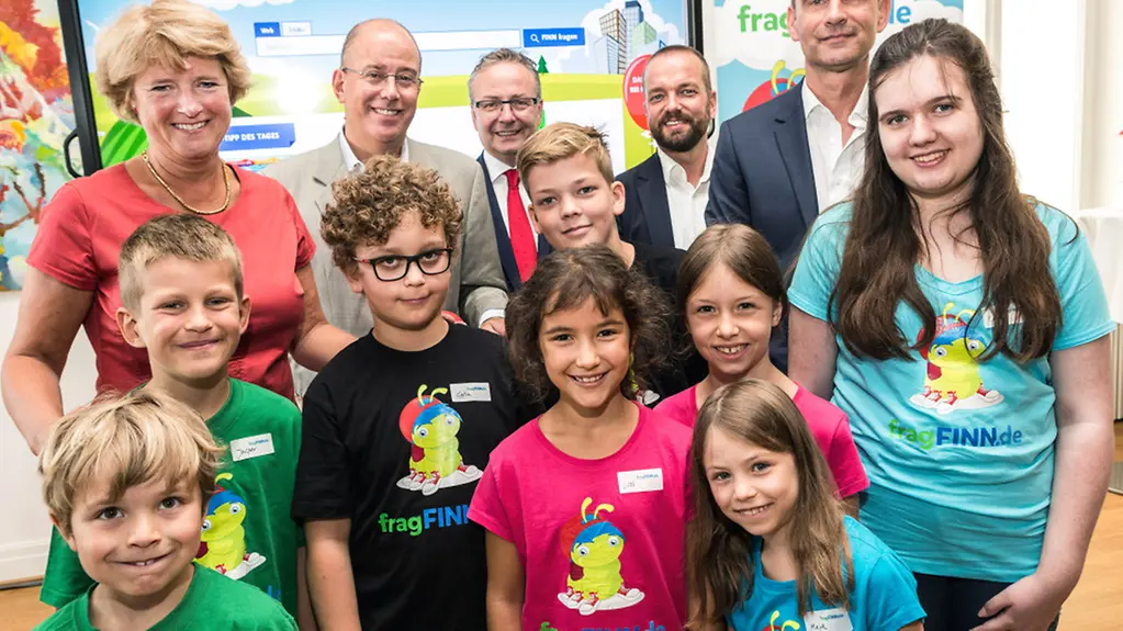 12.9.2016 beim Neustart der Kindersuchmaschine fragFINN