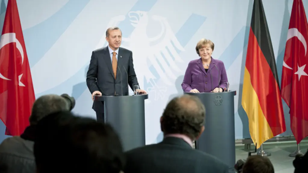Türkischer Ministerpräsident Erdogan in Berlin 2011