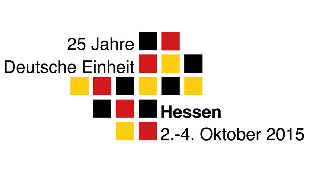 Logo und Banner Tag der Deutschen EInheit TDE 2015 Hessen Frankfurt am Main