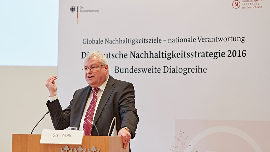 Herbert Wolff, Staatssekretär im Sächsischen Staatsministerium für Umwelt und Landwirtschaft