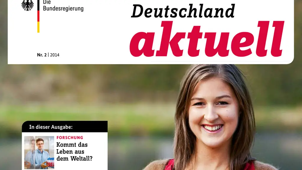 Titelbild "Deutschland aktuell" mit dem Top-Thema "Die Europawahl am 25. Mai"