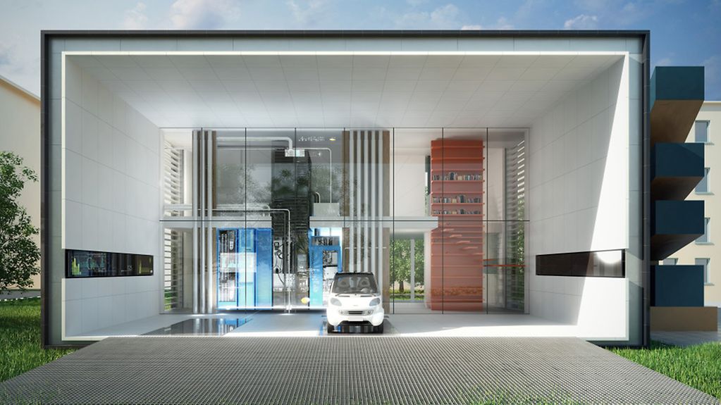 Effizienzhaus Plus, Haus der Zukunft Familie Welke-Wiechers testet das Einfamilienhaus in der Fasanenstraße