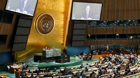 Sitzungsaal der Vereinten Nationen