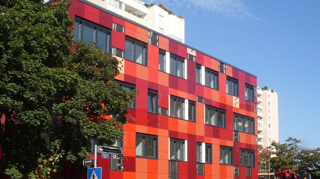 Gebäude "Lichtpol" im Mathildenviertel in der Stadt Offenbach
