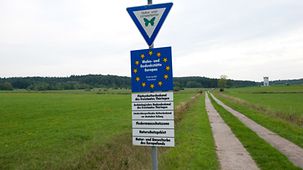 Der ehemalige Grenzstreifen bei Behrungen (Thüringen) ist heute ein Naturschutzgebiet.