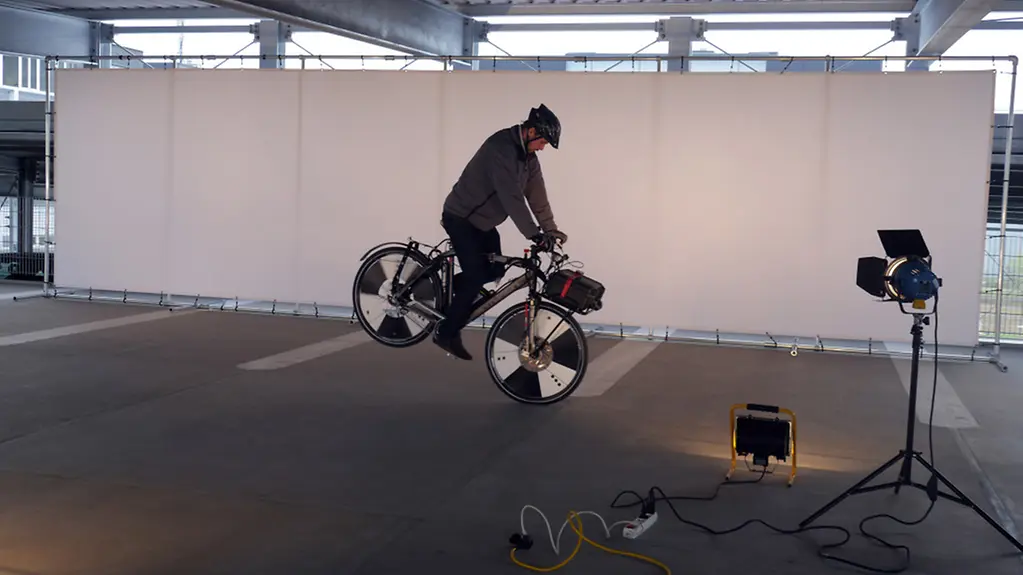 Hochschule Pforzheim Fahrversuch BikeSafe