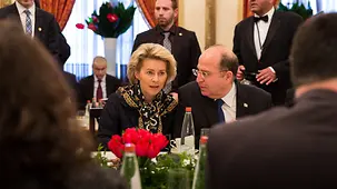 Ursula von der Leyen, Federal Defence Minister, and Moshe Ya’alon.