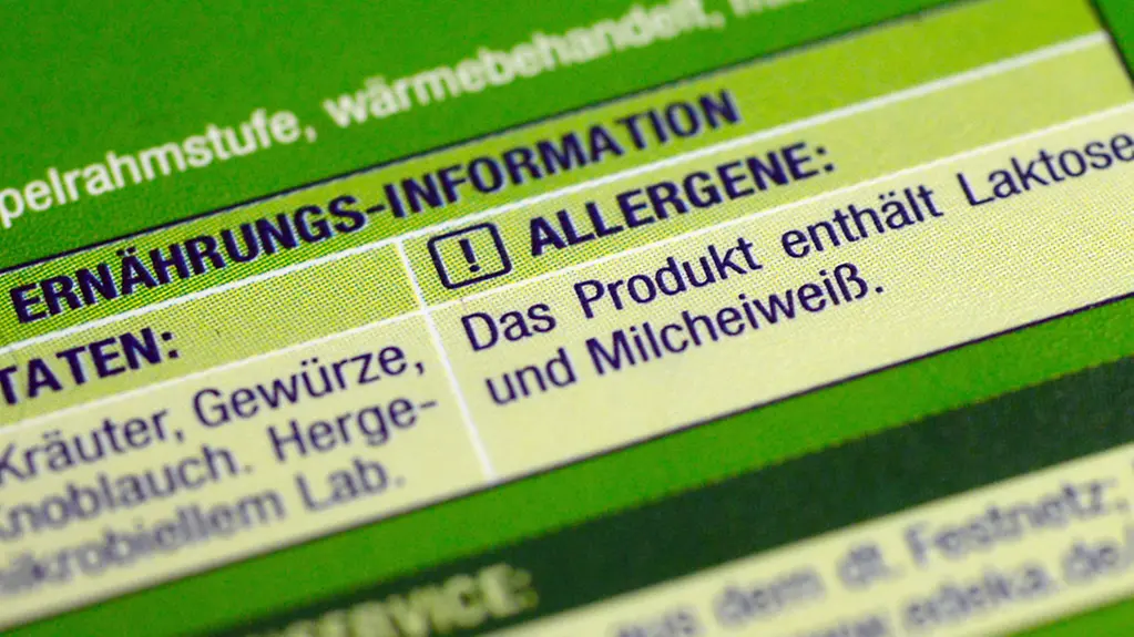 Lebensmittel-Kennzeichnung