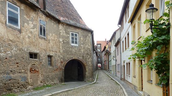 Altstadt von Naumburg an der Saale.