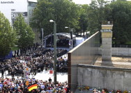Berlin Wall memorial in the Bernauer Strasse in Berlin