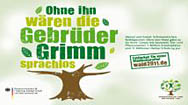 Werbemotiv der Kampagne: Internationales Jahr der Wälder 2011 