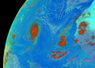 Hurrican Isabel über dem Atlantic (Foto: Meteosat)